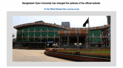 bou.edu.bd - welcome to bangladesh open university