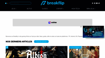 breakflip.com - breakflip - actualités et guides sur les jeux vidéo du moment