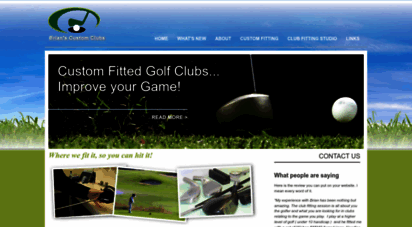 briansclubs.com - custom fitted golf clubs - victoria, bc - improve your game