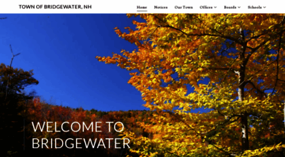 bridgewater-nh.com - welcome to bridgewater new hampshire - at the heart of newfound lake