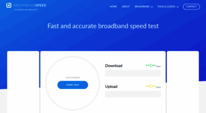 broadbandspeedtest.org.uk - broadband speed test by broadbanduk  ad-free speed checker