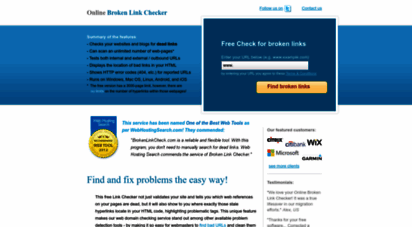 brokenlinkcheck.com - free broken link checker - online dead link checking tool