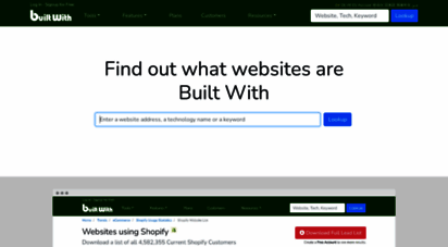 builtwith.com - builtwith technology lookup