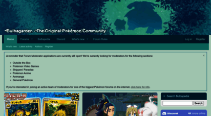 bulbagarden.net - bulbagarden: the original pokémon community