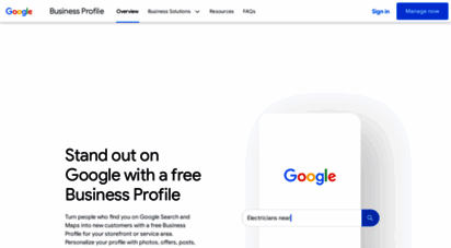 business.site - outil de création de site gratuit pour votre établissement - google my business