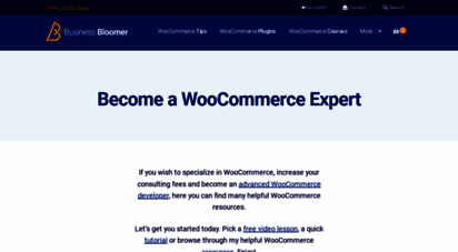 businessbloomer.com - become a woocommerce expert: php, tips & videos  business bloomer