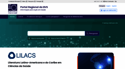 bvsalud.org - portal regional da bvs