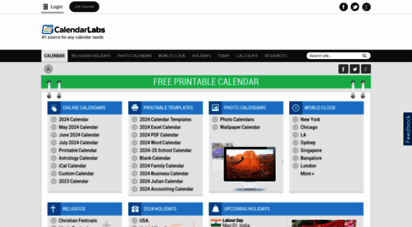 calendarlabs.com - free printable 2021 calendar: holiday calendar 2021 & blank calendar
