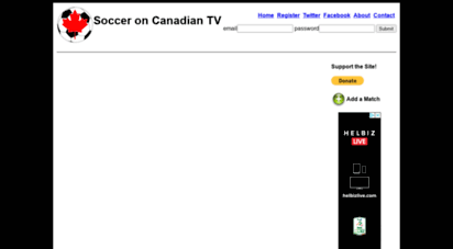 canadasoccertv.ca - soccer on canadian tv - canada´s home for tv schedules of the premier league, mls, la liga and more