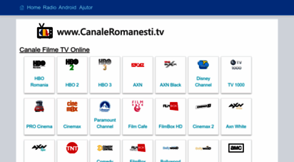 canaleromanesti.tv - tv online  canle romanesti tv