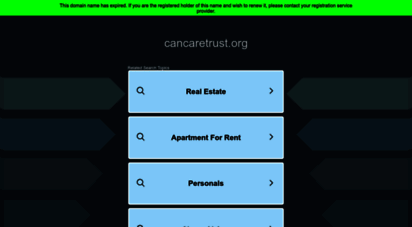 cancaretrust.org