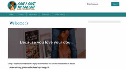 canigivemydog.com - can i give my dog…