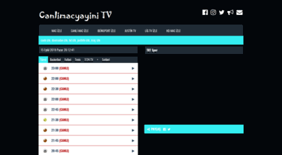 canlimacyayini.tv - canlı maç izle