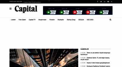 capital.com.tr - ekonomi gündemi piyasalar iş dünyası finans haberleri capital dergisi