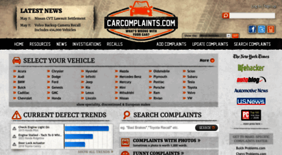 carcomplaints.com - carcomplaints.com  car problems, car complaints, & repair/recall information