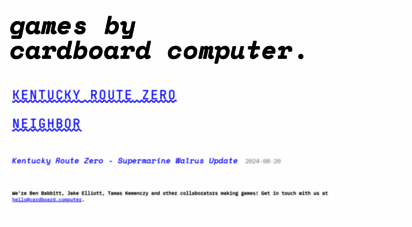 cardboardcomputer.com