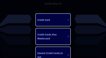 cardmafia.cm - fresh non vbv cards & dumps +pin online shop