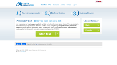 careerchoicer.com - personality and career test - online quiz