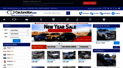carjunction.com - japanese used cars, commercial vehicles for sale  car junction