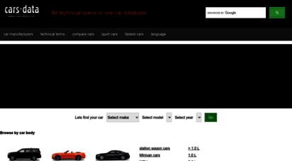 cars-data.com - car specs database  cars-data.com