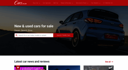 similar web sites like cars.co.za