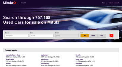 cars.mitula.pk - search engine for used cars - mitula cars