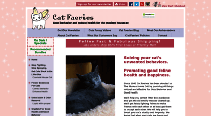 catfaeries.com - cat faeries - stop cat spraying / cat urinating  proven solutions