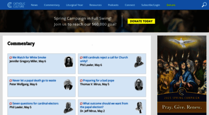 catholicculture.org - catholic news, commentary, information, resources, and the liturgical year  catholic culture