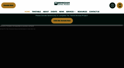 centralmosque.org.uk - birmingham central mosque - home page