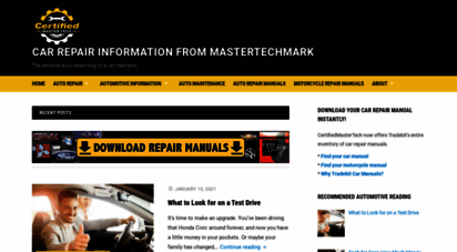certifiedmastertech.com - auto repair business secrets