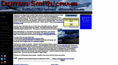 cfidarren.com - darren smith, flight instructor, cfi homepage