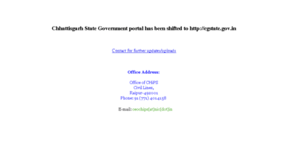similar web sites like cg.gov.in