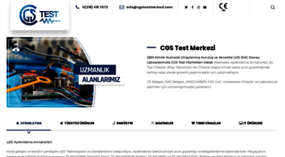 cgstestmerkezi.com - ce belgesi, lvd ve emc testi akredite kuruluşu - cgs test merkezi  cgs test merkezi