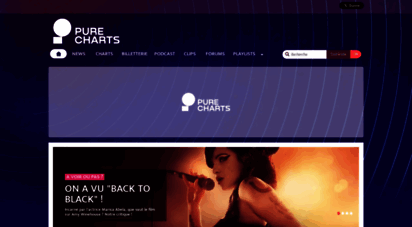 chartsinfrance.net - pure charts by charts in france : actualit&eacute musique, classements, clips, concerts