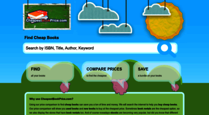 cheapestbookprice.com - buy cheap books - used books, new books, book rentals, ebooks