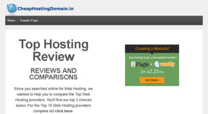 cheaphostingdomain.in