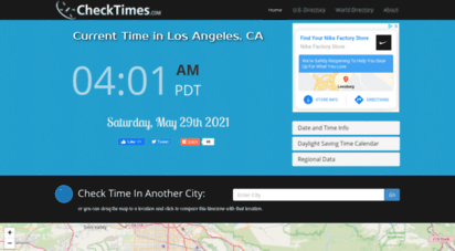 checktimes.com - checktimes.com - current time in any city in the world, along date and timezone. mobile friendly.