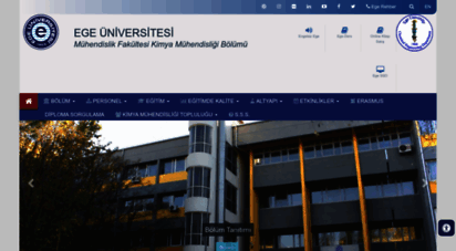 chemeng.ege.edu.tr - kimya mühendisliği bölümü - eü mühendislik fakültesi