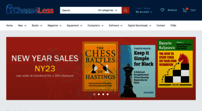 chess4less.com - the largest selection of chess sets, dvds, books, computers and software