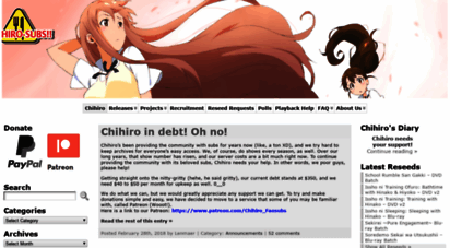 chihiro-subs.com