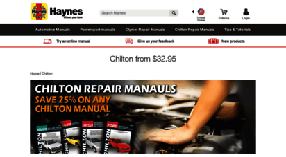 chiltondiymanuals.com - chilton  haynes manuals