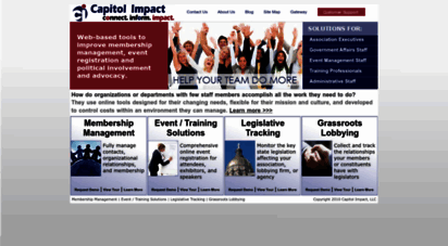 ciclt.net - capitol impact online tools and software for membership management, event and training solutions, legislative tracking, and grassroots lobbying