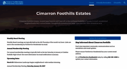 cimarronfoothillshoa.org