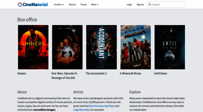 cinematerial.com - cinematerial - 1 movie poster database