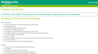 citizensonepaymentplan.com