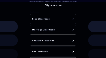 citybase.com - united states classifieds  united states business directory  citybase united states