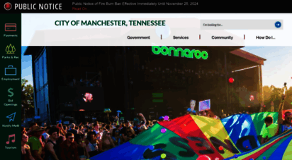 cityofmanchestertn.com