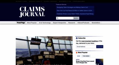 claimsjournal.com - claims journal - insurance news and resources for the claims industry
