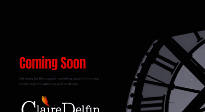 clairedelfinmedia.com - coming soon &8211 care now