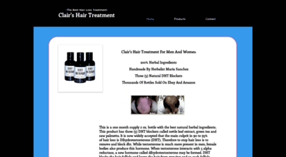 clairshairtreatment.com